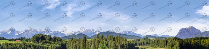 Bayern mit Alpenbergen Teil 3 – Modellbahn Hintergrund 300cm 5