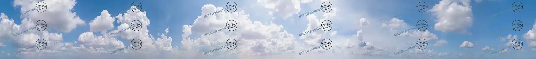 Endlos-Himmel mit Cumulus-Wolken | 450cm 1