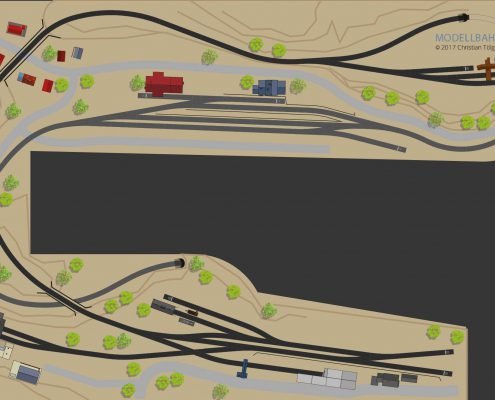 Modellbahn Anlagenvorschlag in U Form