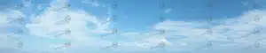 Himmel mit Schleierwolken: Modellbahn-Hintergrund