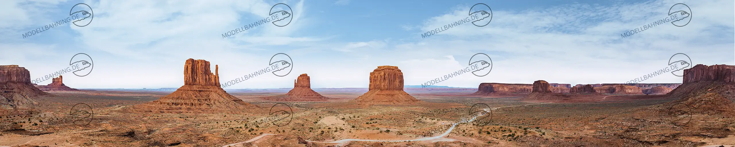 Modellbahnhintergrund Monument Valley