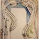 Gleisplan-Skizze für einen H0 Gleisplan mit Endbahnhof und Industrieanschluss auf einem U 2,5x3 m