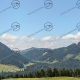 Modellbahn-Kulisse, Modellbahn Hintergründe Alpen-Panorama: Österreich Kleinwalsertal