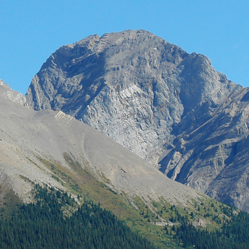 Modellbahn Hintergrund The Rocky Mountains 3 x 0,5 Meter 2